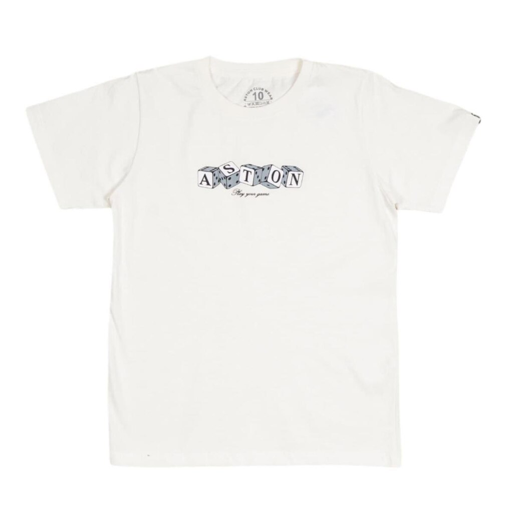 Camiseta Aston Dice Infanto Juvenil Off White