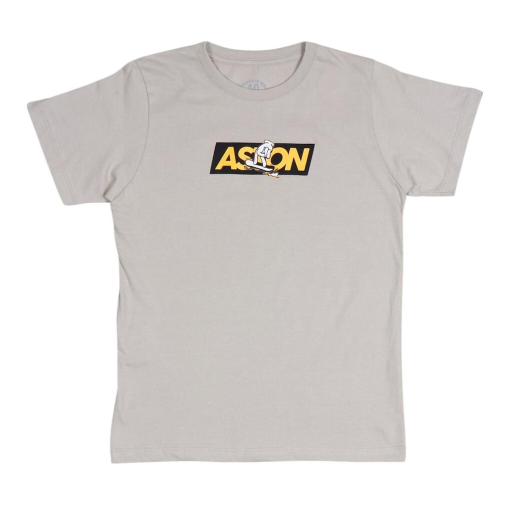 Camiseta Aston Finger Infanto Juvenil Areia