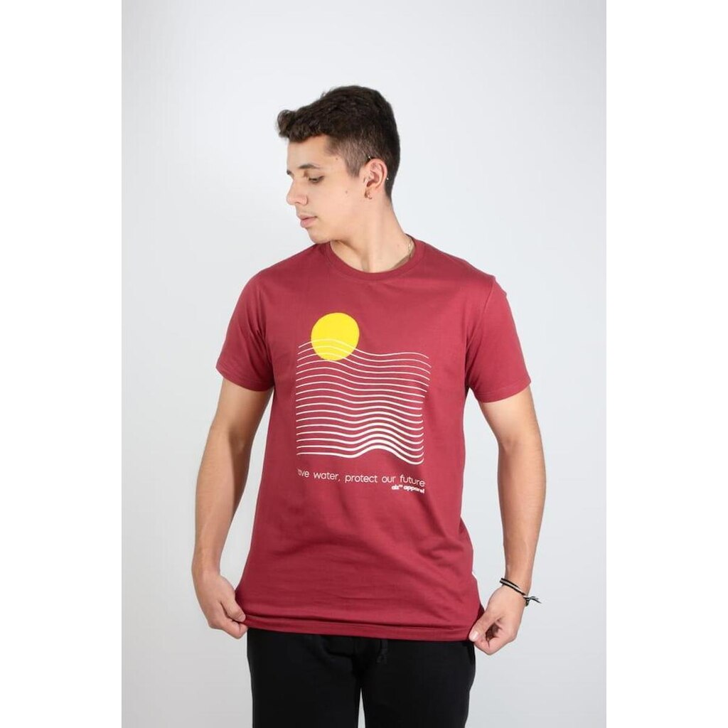 Camiseta Aveloz Wave- Bordo-XG