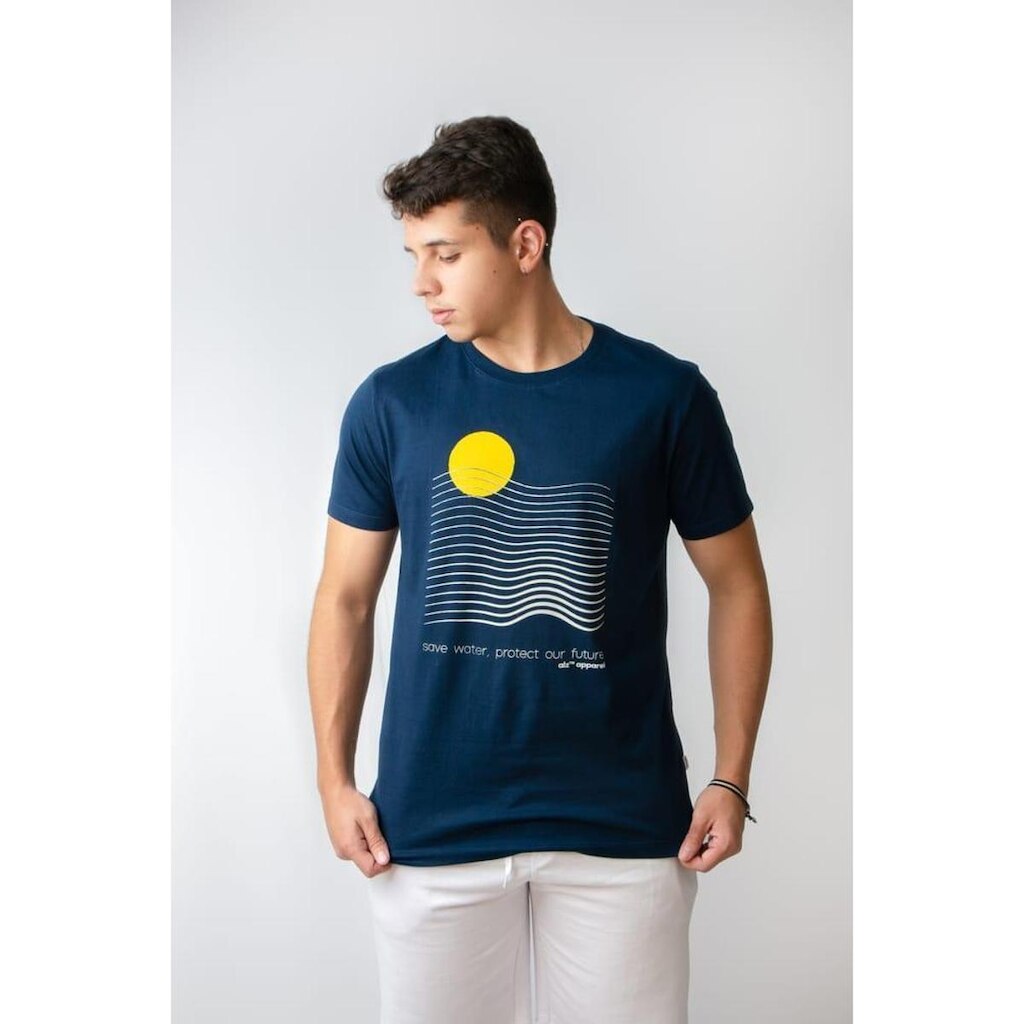Camiseta Aveloz Wave- Marinho-PP