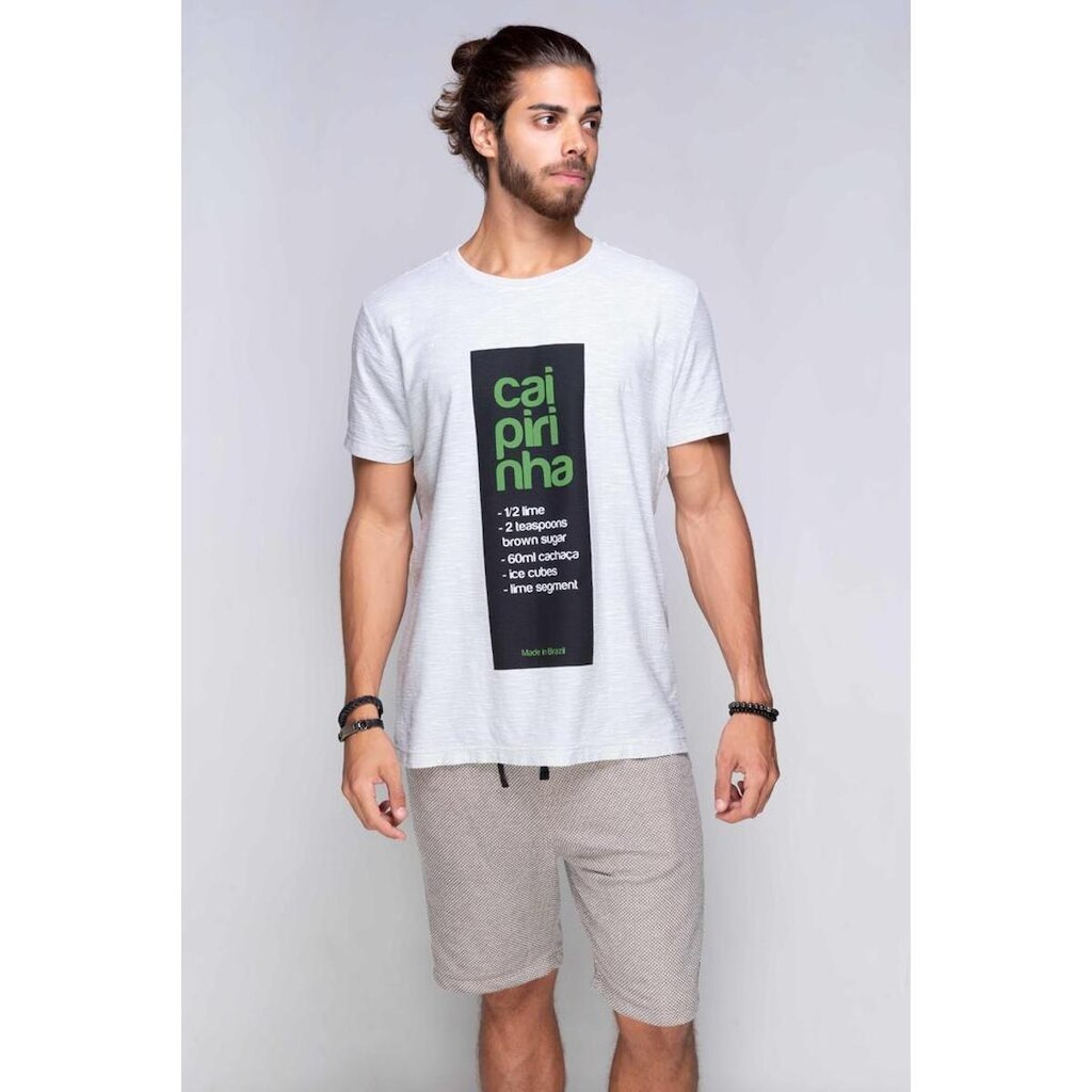 Camiseta Azor Caipirinha Brazil Flamê Masculina