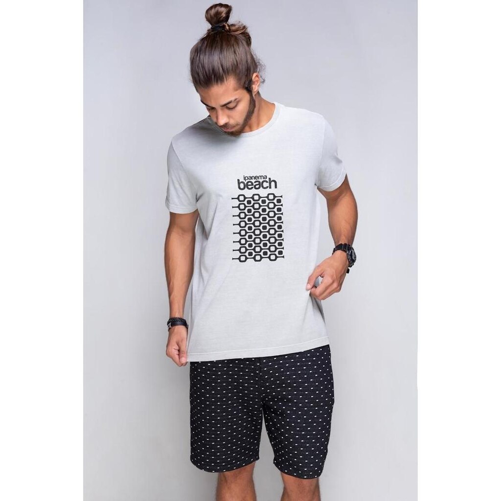 Camiseta Azor Ipanema Beach Estonada Masculina