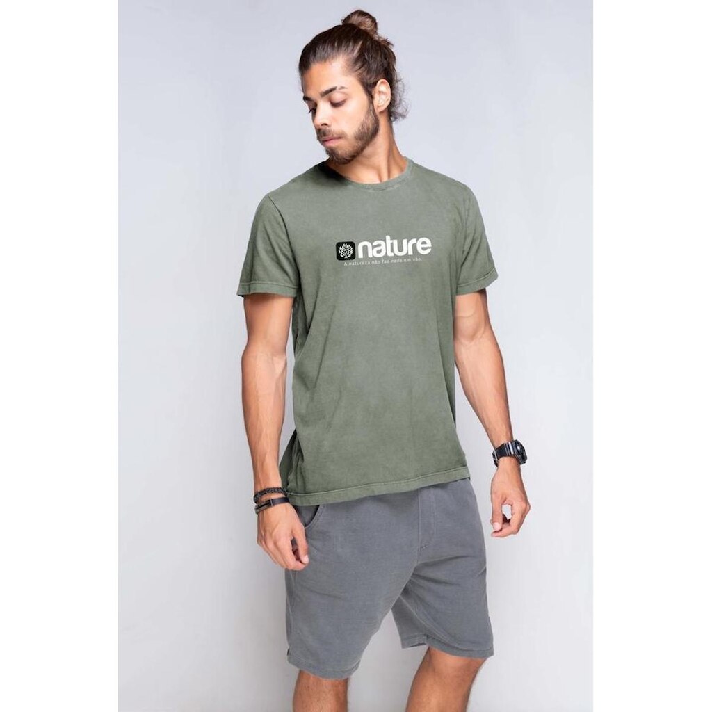 Camiseta Azor Nature Estonada Masculina
