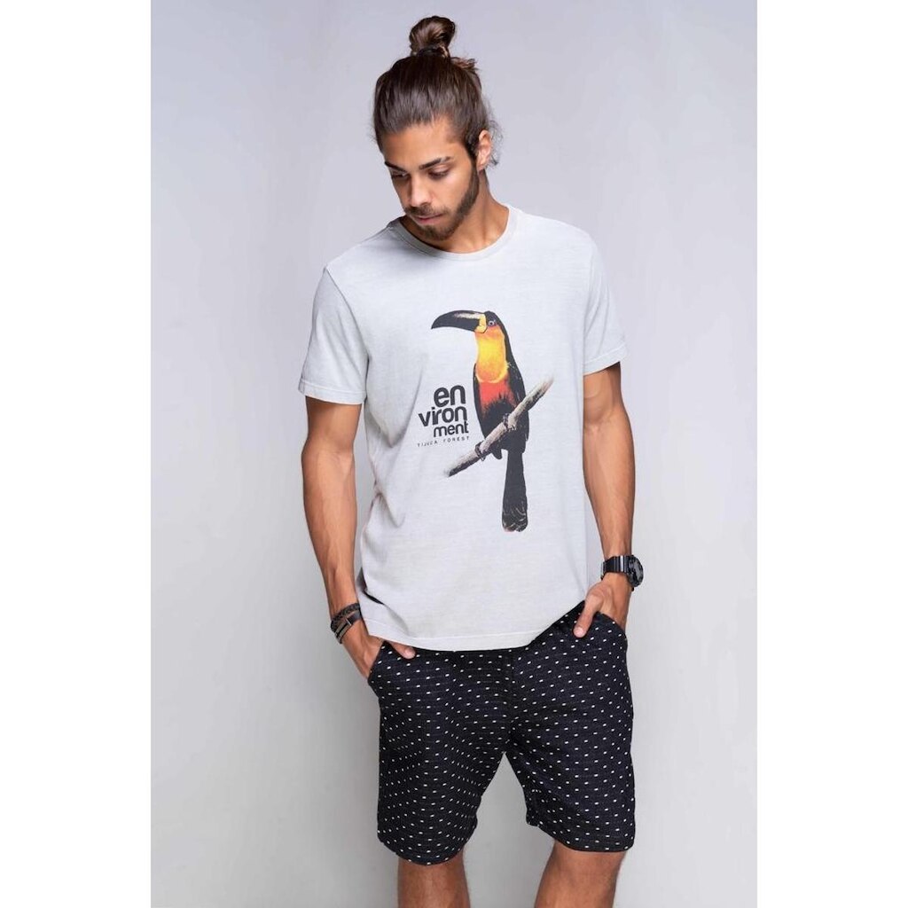 Camiseta Azor Tijuca Forest Estonada Masculina