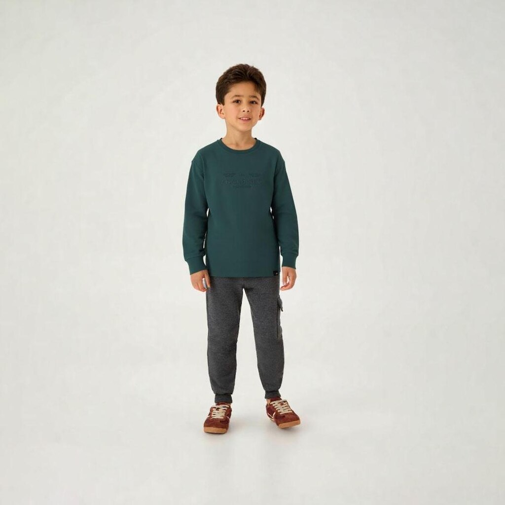 Camiseta Azul Infantil Pulla Bulla Menino - 55363-342