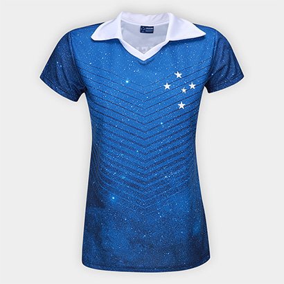 Camiseta Baby Look Cruzeiro Esportiva Feminina - Feminino