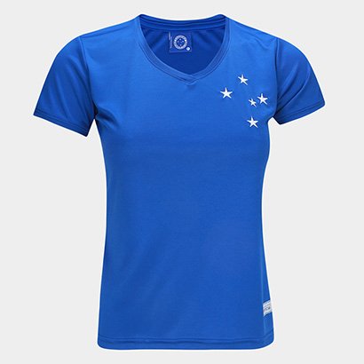 Camiseta Baby Look Cruzeiro Feminina - Feminino
