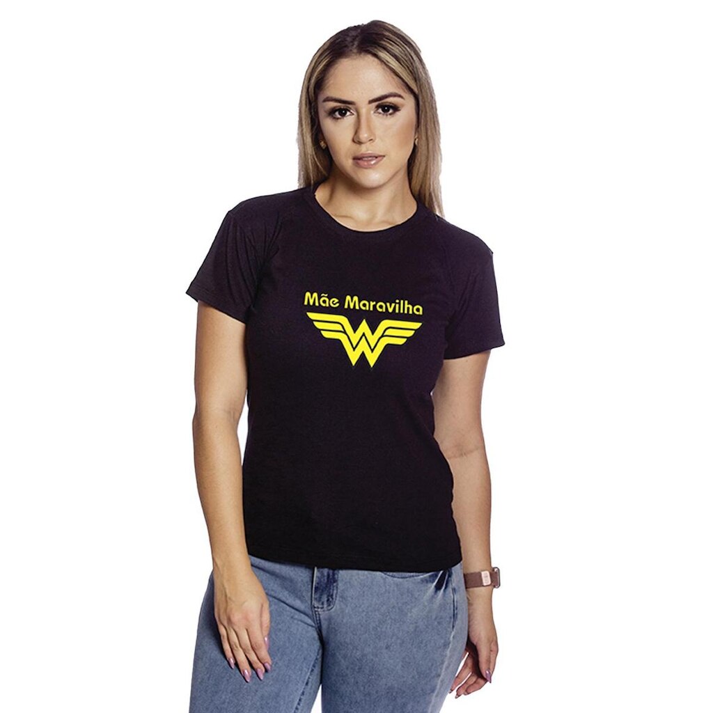 Camiseta Baby Look Feminina 100% Algodão Estampada Macia e Leve