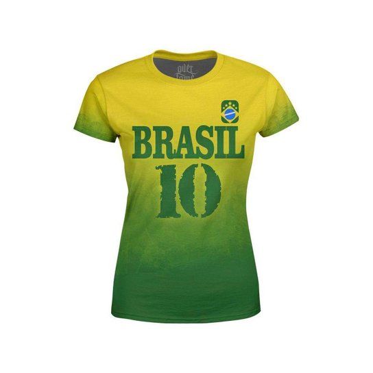 Camiseta Baby Look Feminina Brasil Md04 - Verde é ruim? Camiseta Baby Look Feminina Brasil Md04 - Verde é boa?