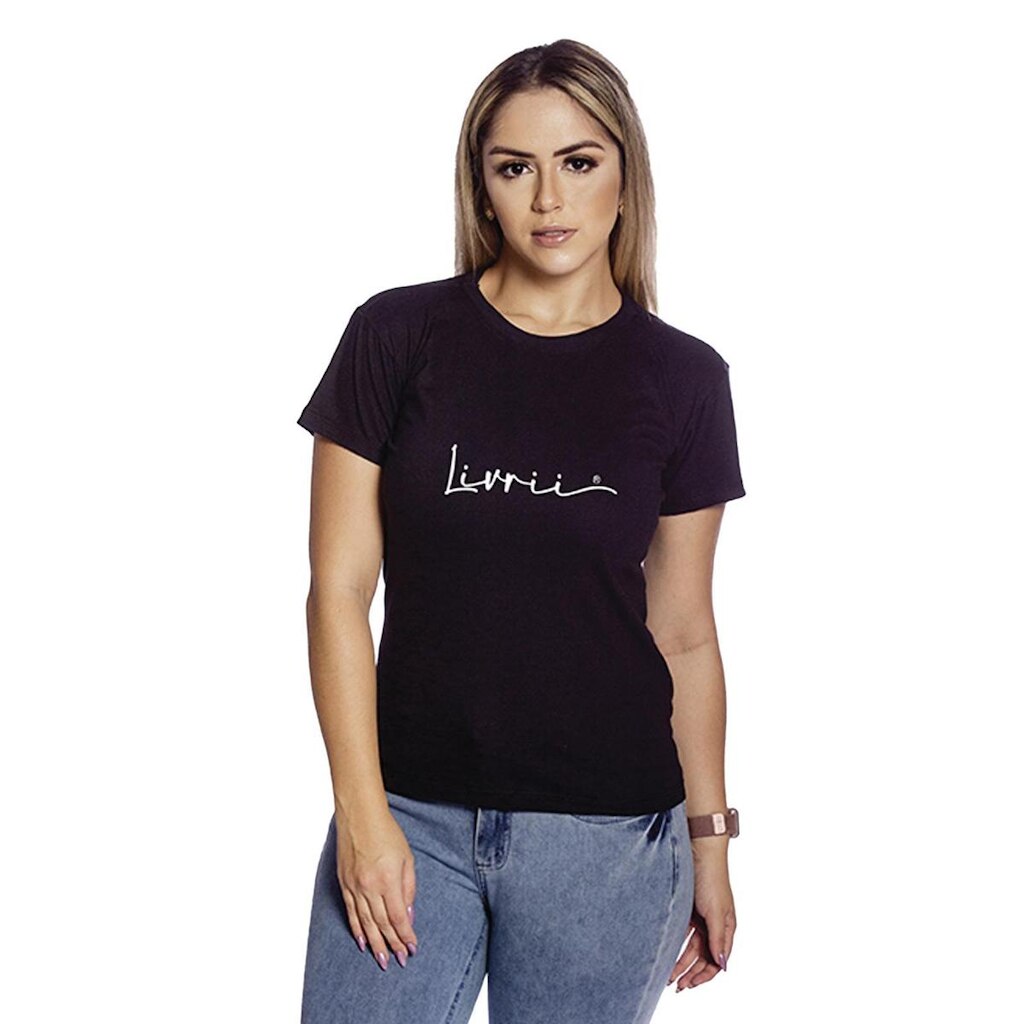 Camiseta Baby Look Feminina Estampada 100% Algodão Macia e Confortável