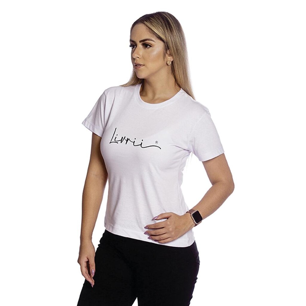Camiseta Baby Look Feminina Estampada 100% Algodão Macia e Confortável