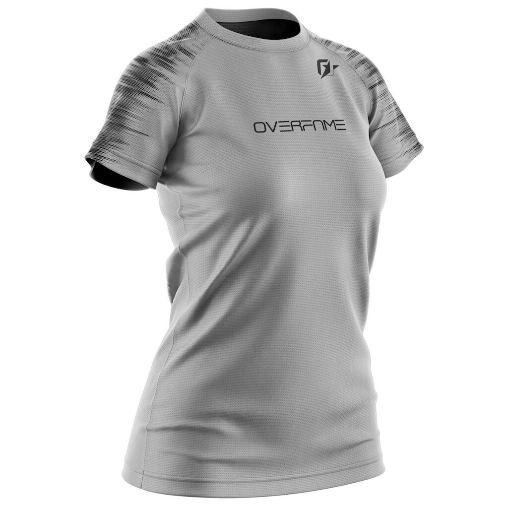 Camiseta Baby look Feminina OverFame Tecnodots Cinza