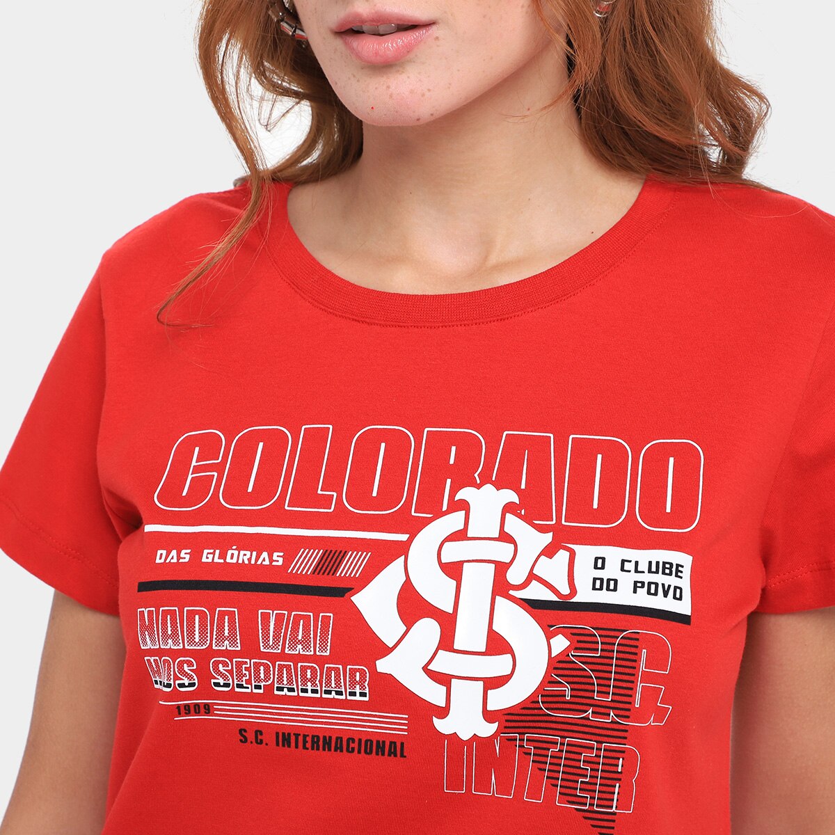 Camiseta Baby Look Internacional Clássica Feminina - 2