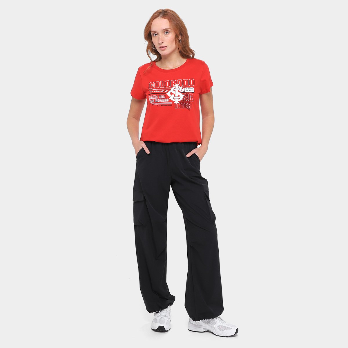 Camiseta Baby Look Internacional Clássica Feminina - 3