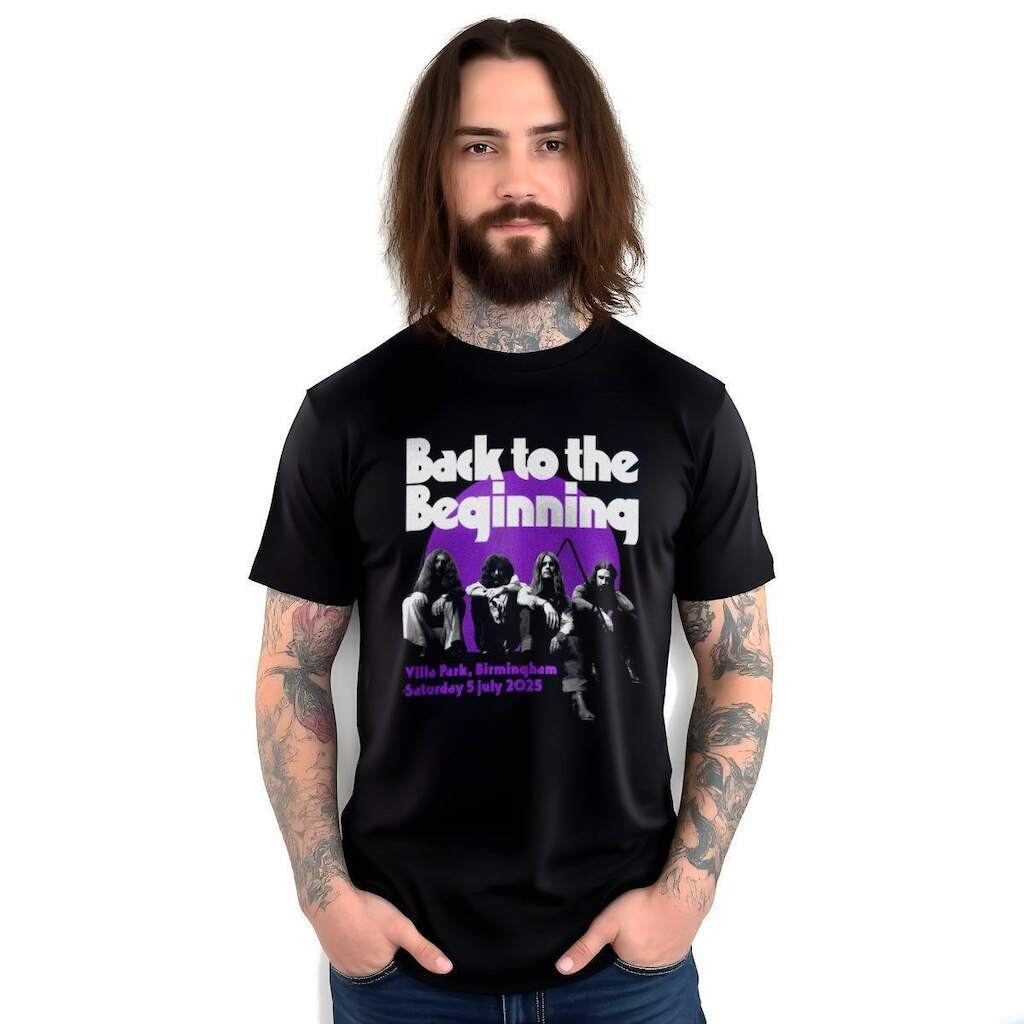 Camiseta Back to the Beginning - Mostre seu Estilo Rock!