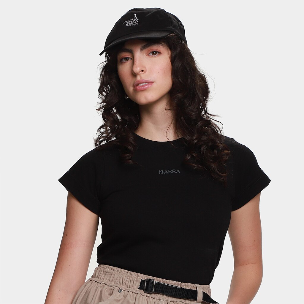 Camiseta Barra Crew Barra Logo Feminina