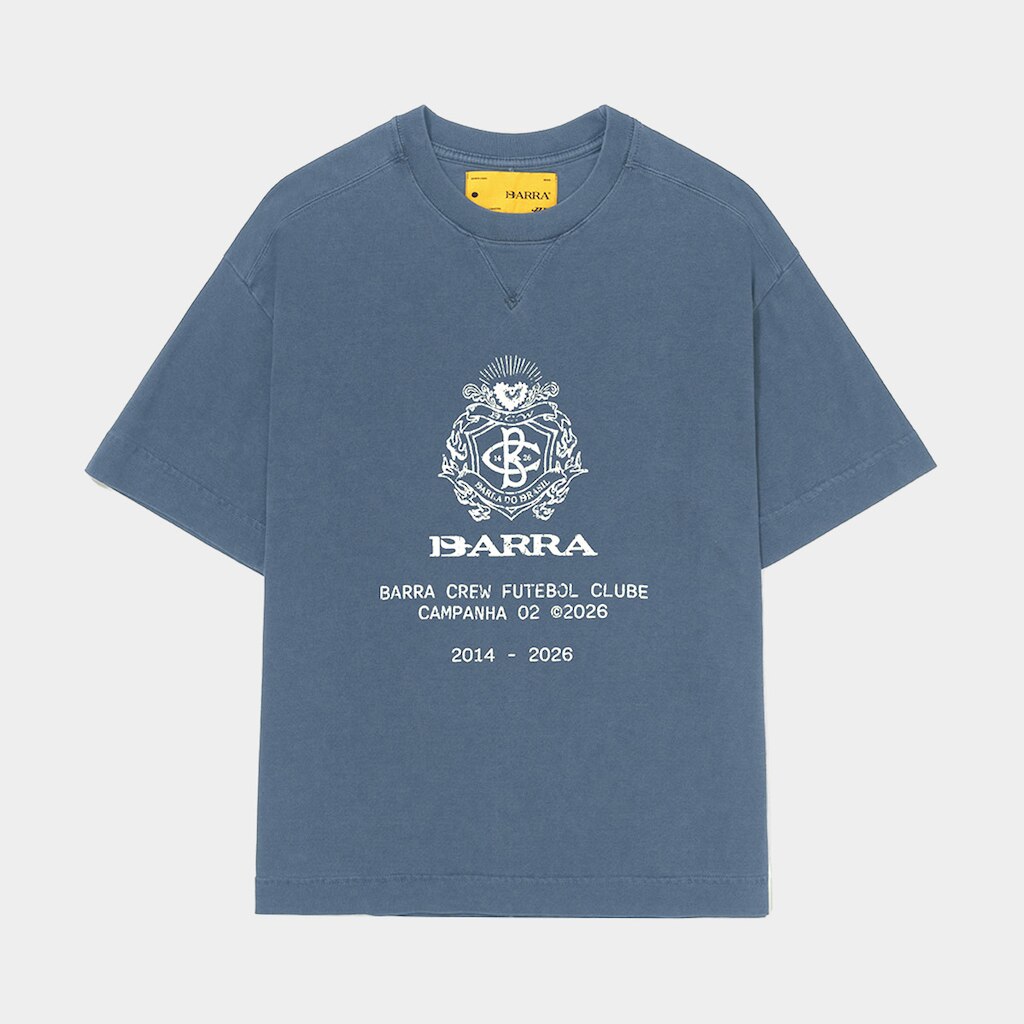 Camiseta Barra Crew Brasão Masculina
