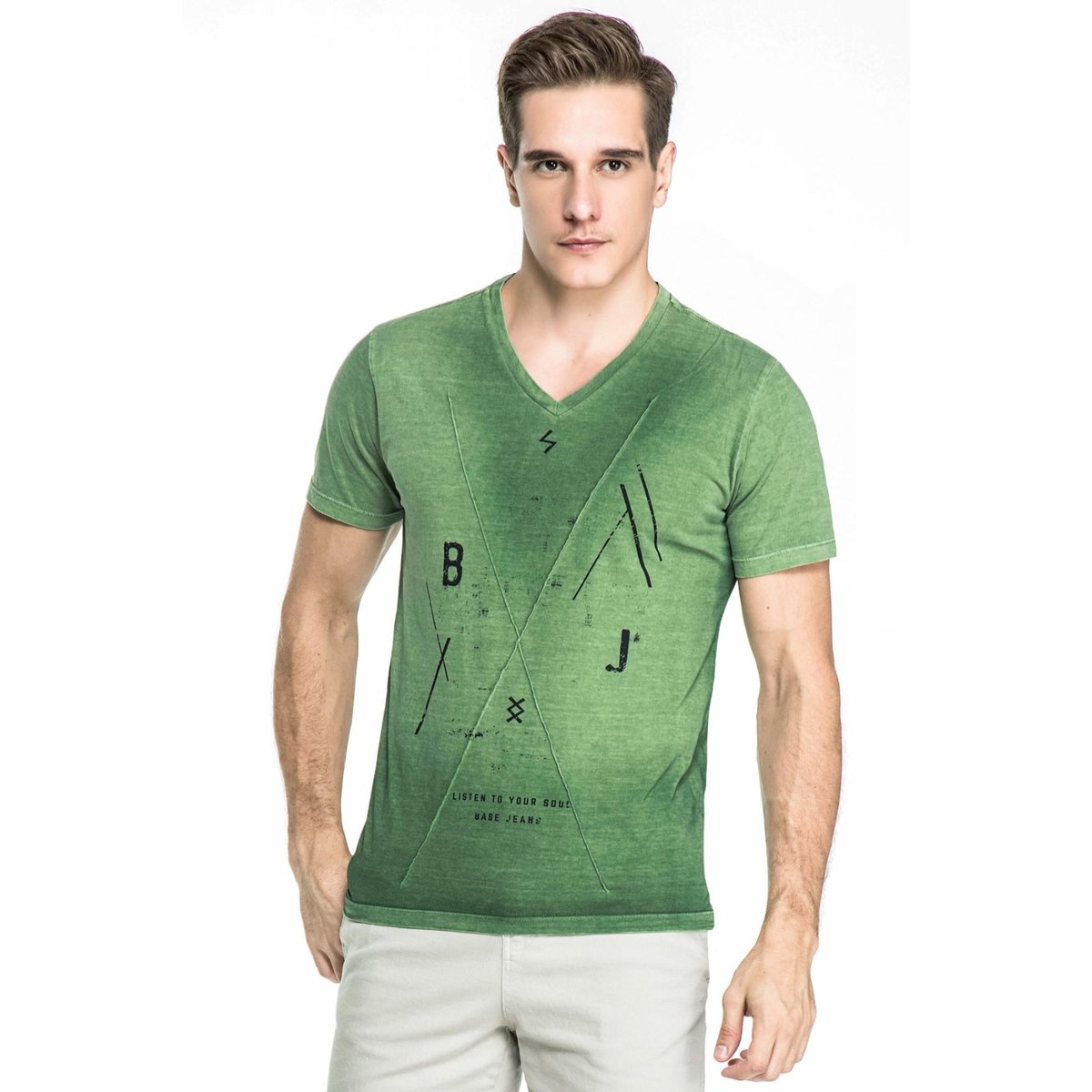 camiseta base jeans