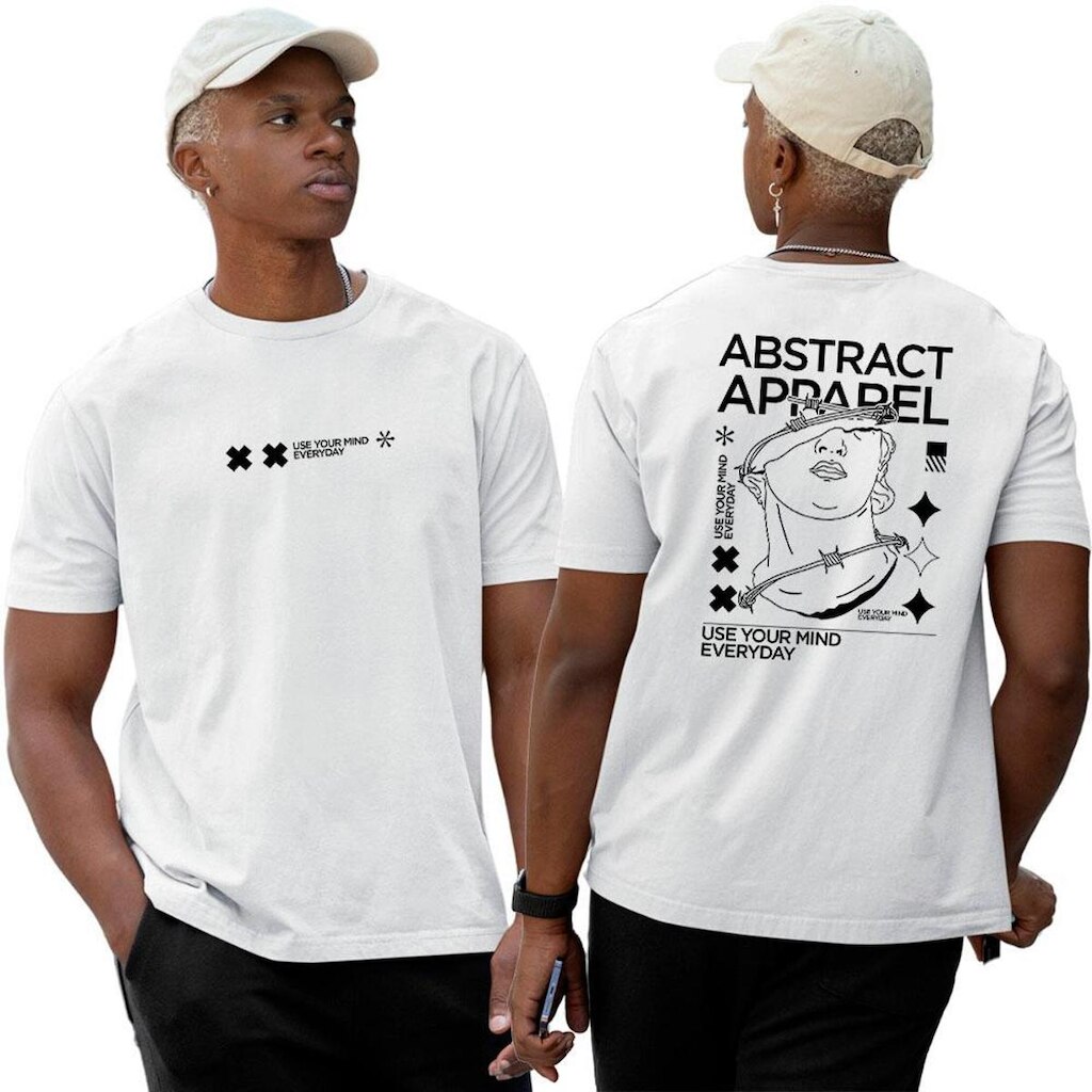Camiseta Basica Algodão‎ Apparel Abstract Everyday Street