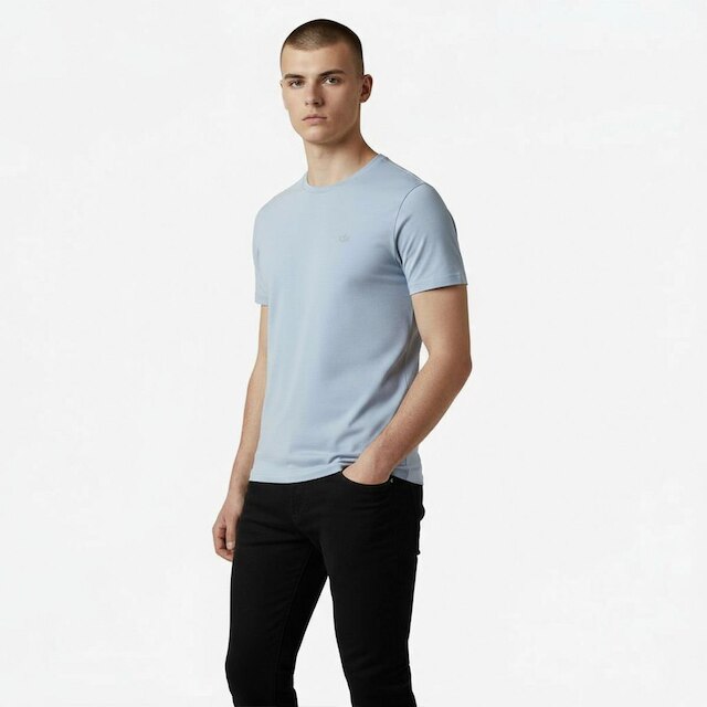 Camiseta Básica Algodão Dx Bordado - Masculino