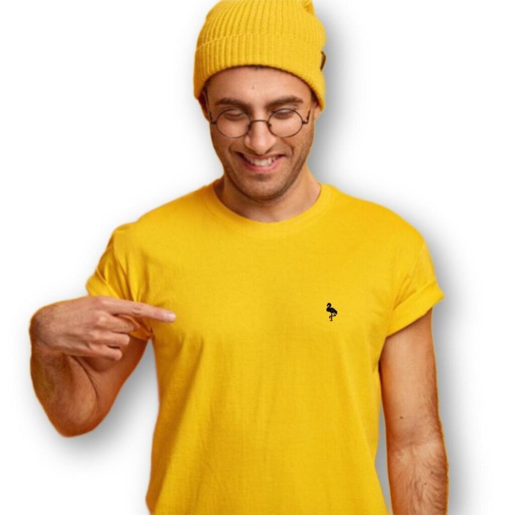 Camiseta Básica Amarela