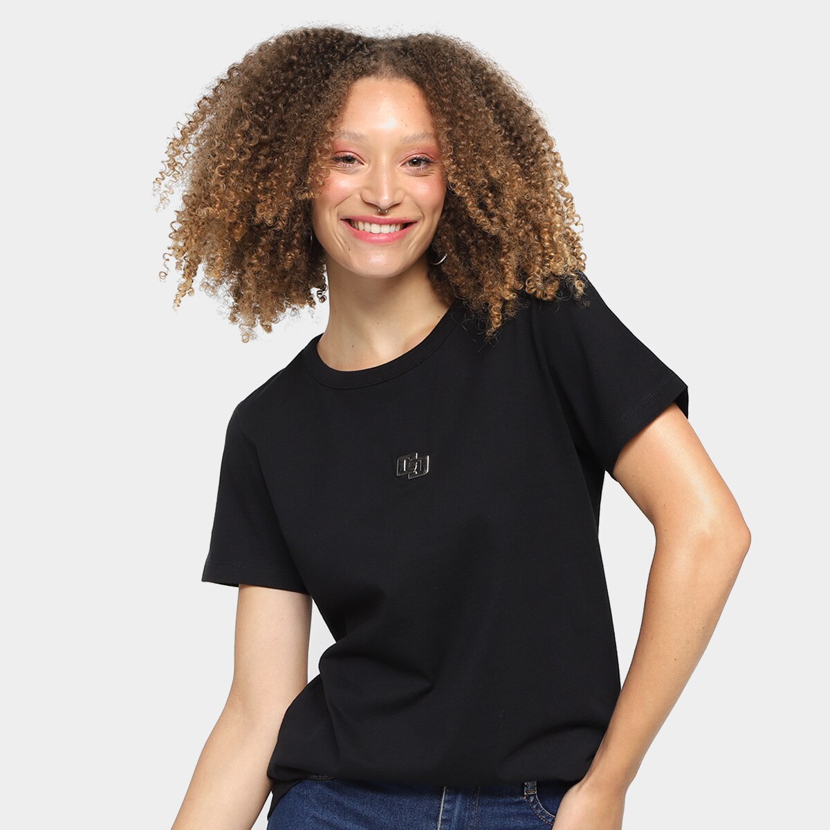 Camiseta Básica Colcci Casual Feminina