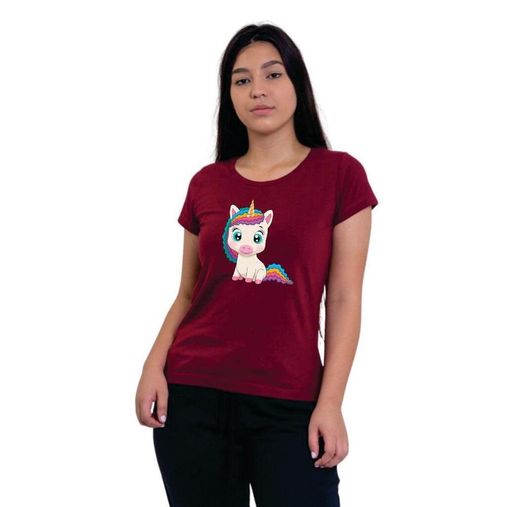 Camiseta Básica de Algodão Feminina