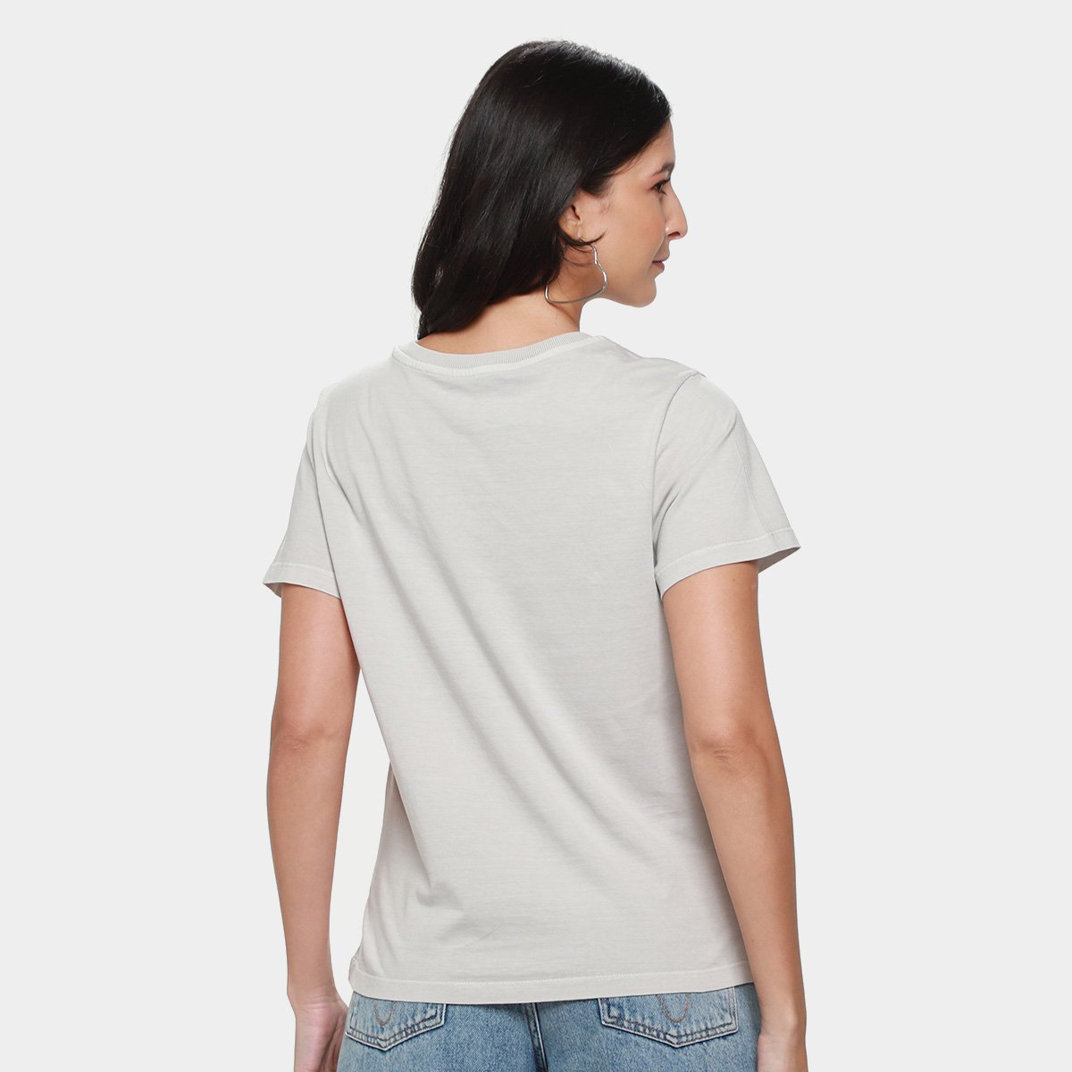 Camiseta Básica Ellus Slim Feminina - 1