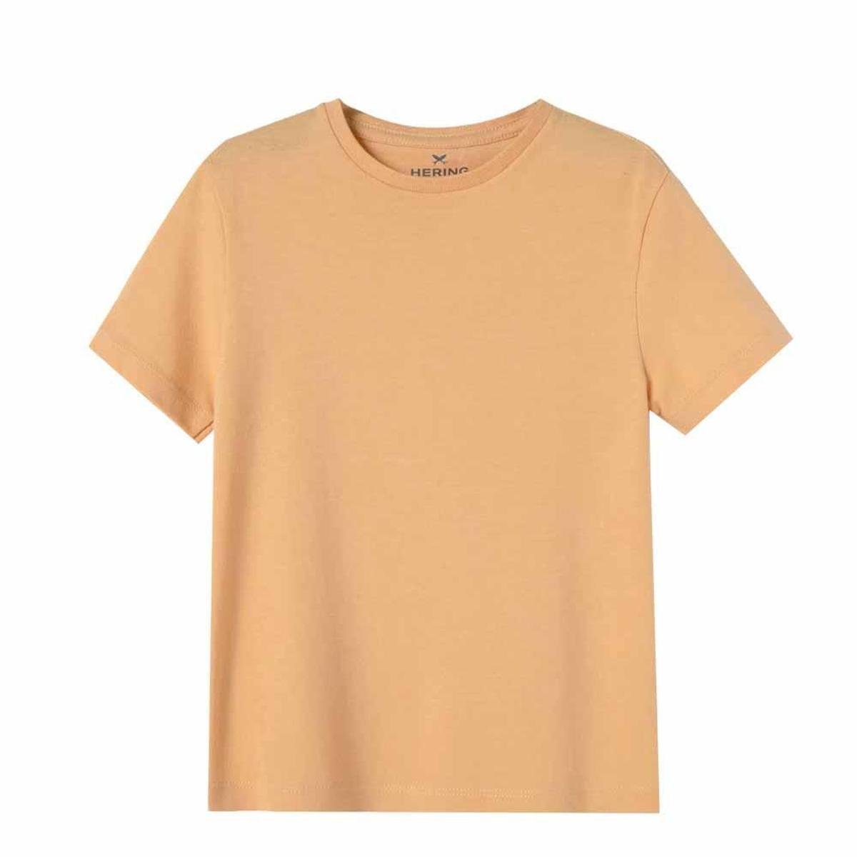 Camiseta Básica Hering Infantil Menino Toddler Manga Curta Laranja Menor preço em Camiseta Básica Hering Infantil Menino Toddler Manga Curta Laranja