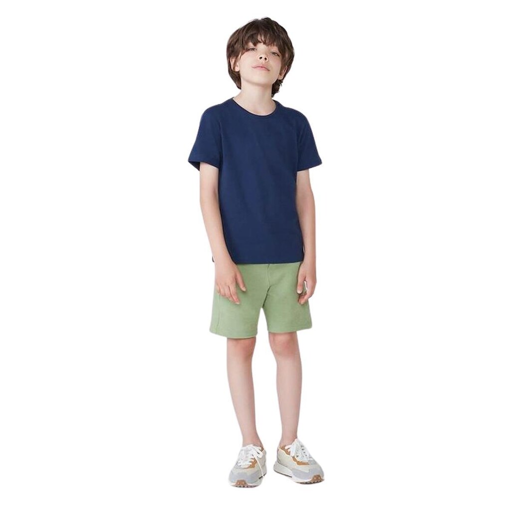 Camiseta Básica Hering Kids Infantil Modelagem Regular