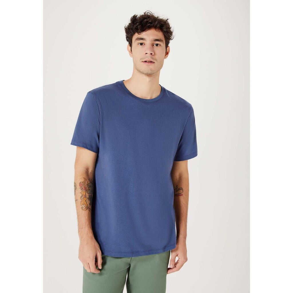 Camiseta Básica Hering Manga Curta World Masculina