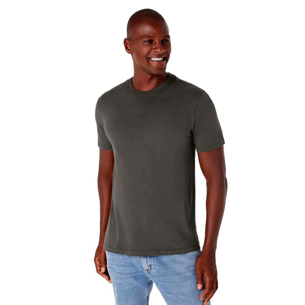 Camiseta Básica Hering Manga Curta World Verde