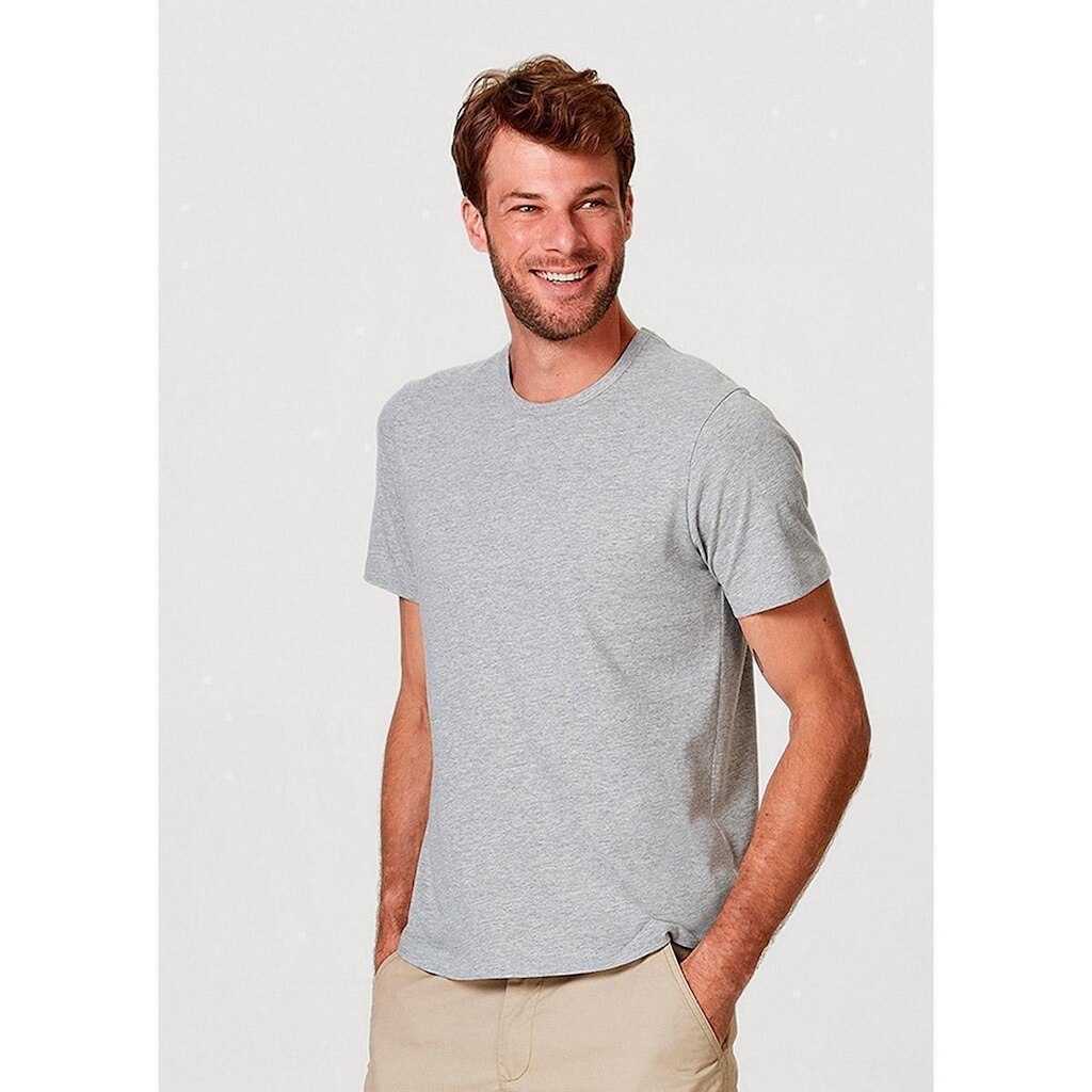 Camiseta Básica Hering Slim Mangas Curtas Masculina