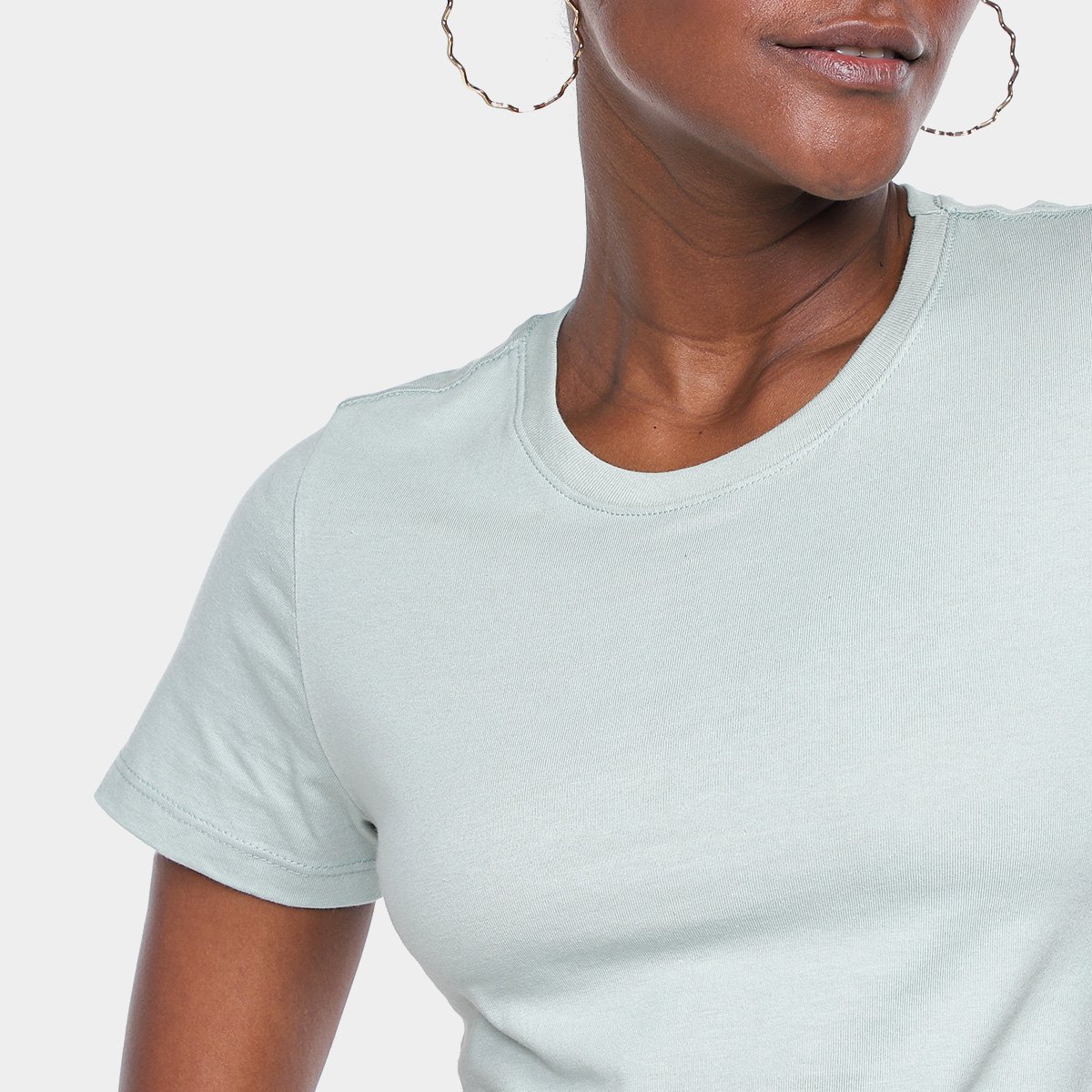 Camiseta Básica Hering Slim World Feminina - 2