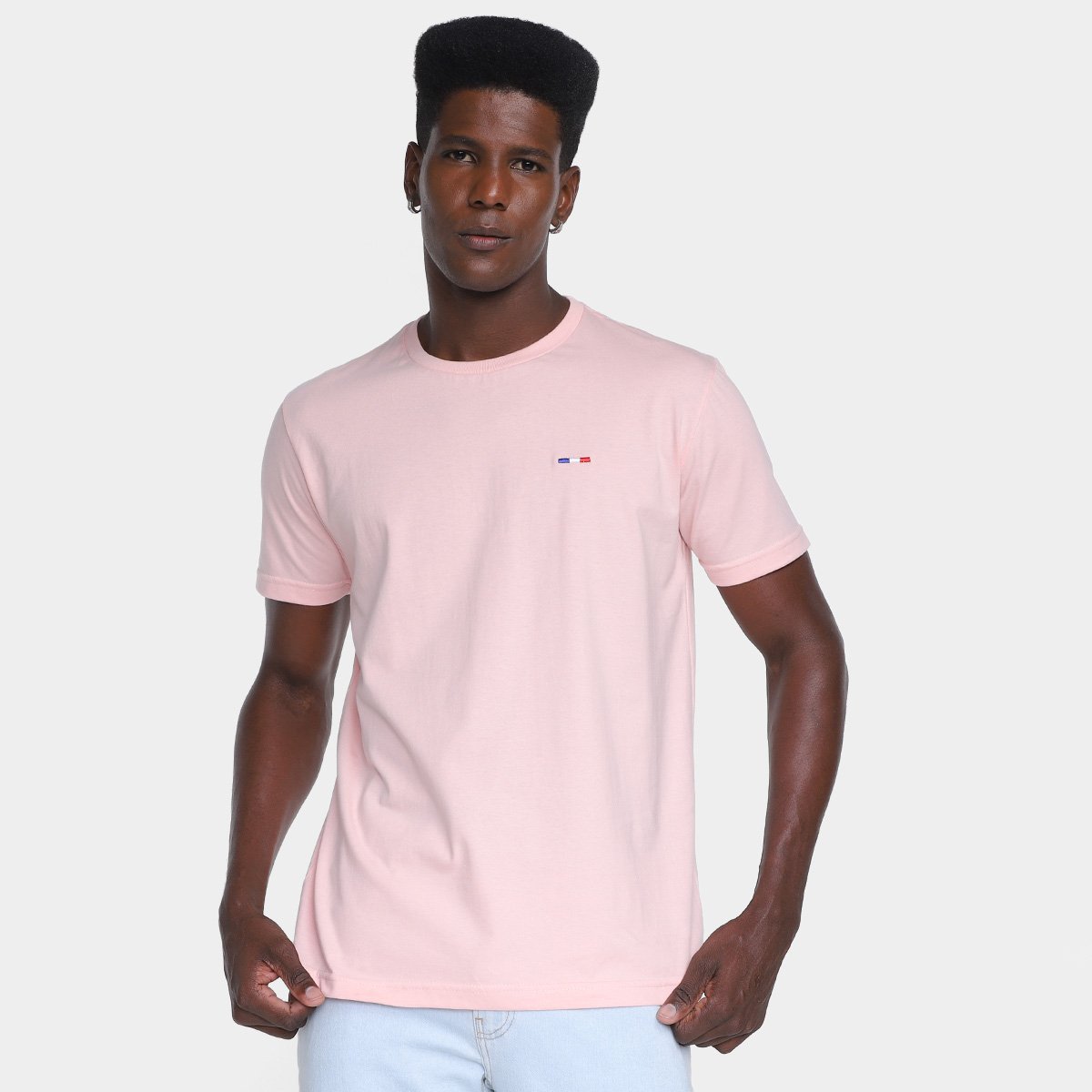 Camiseta Básica Industrie Manga Curta Masculina - 1