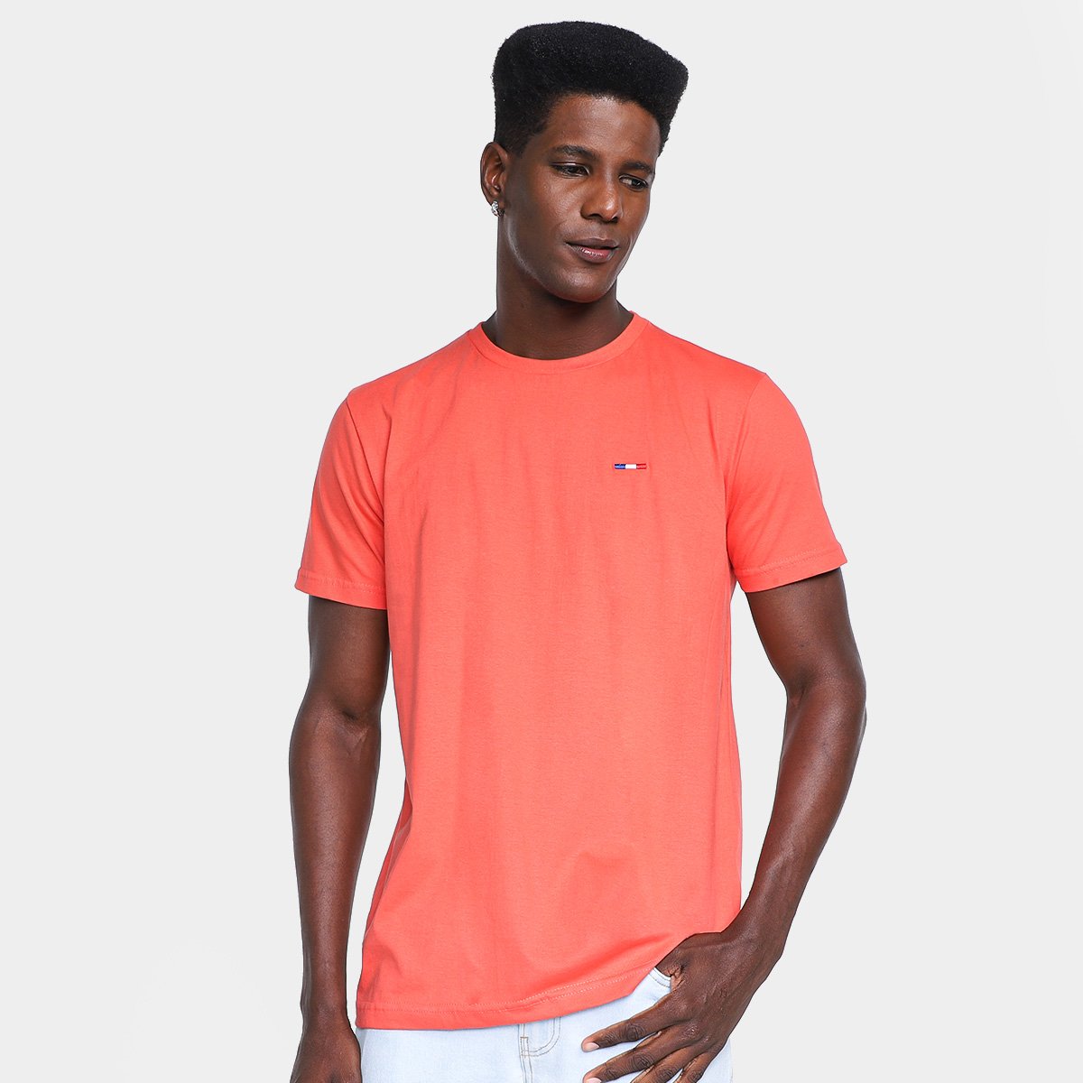 Camiseta Básica Industrie Manga Curta Masculina - 1