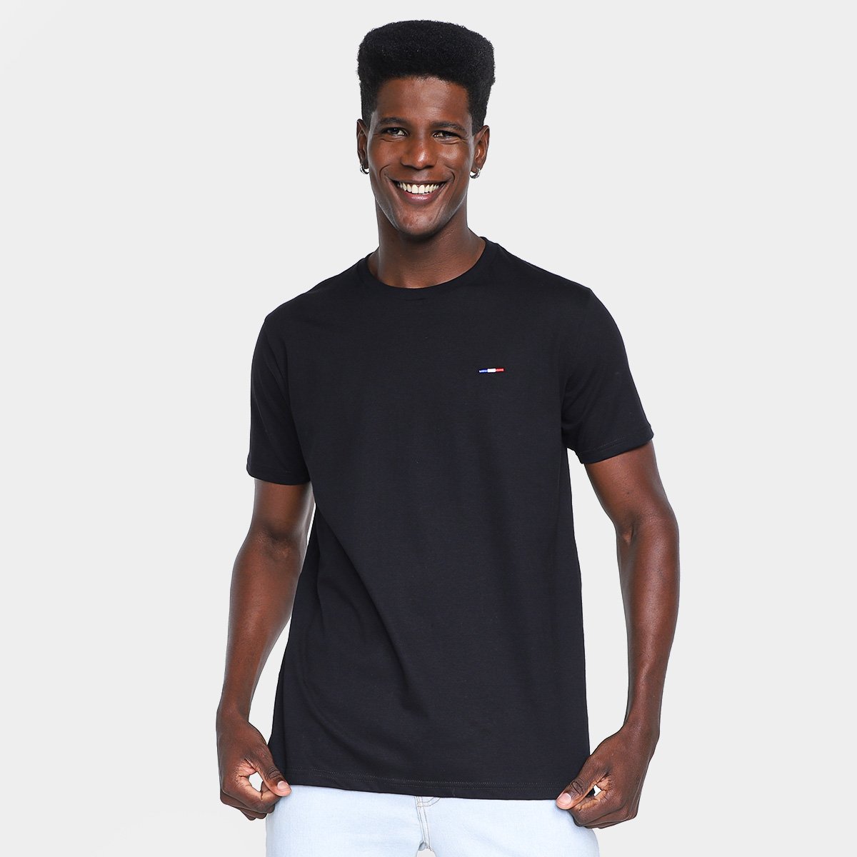 Camiseta Básica Industrie Manga Curta Masculina - 3