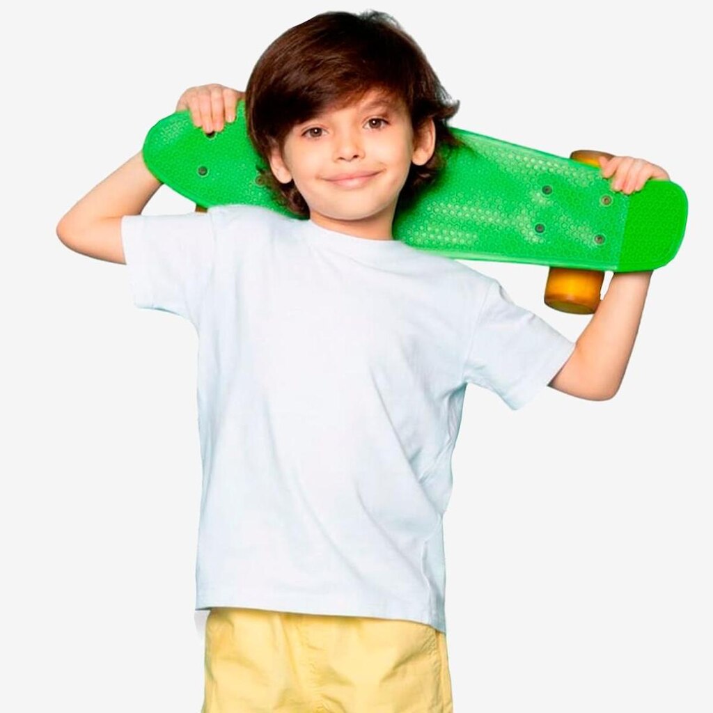 Camiseta Básica Infantil 100 Algodão Confortável Sem Estampa
