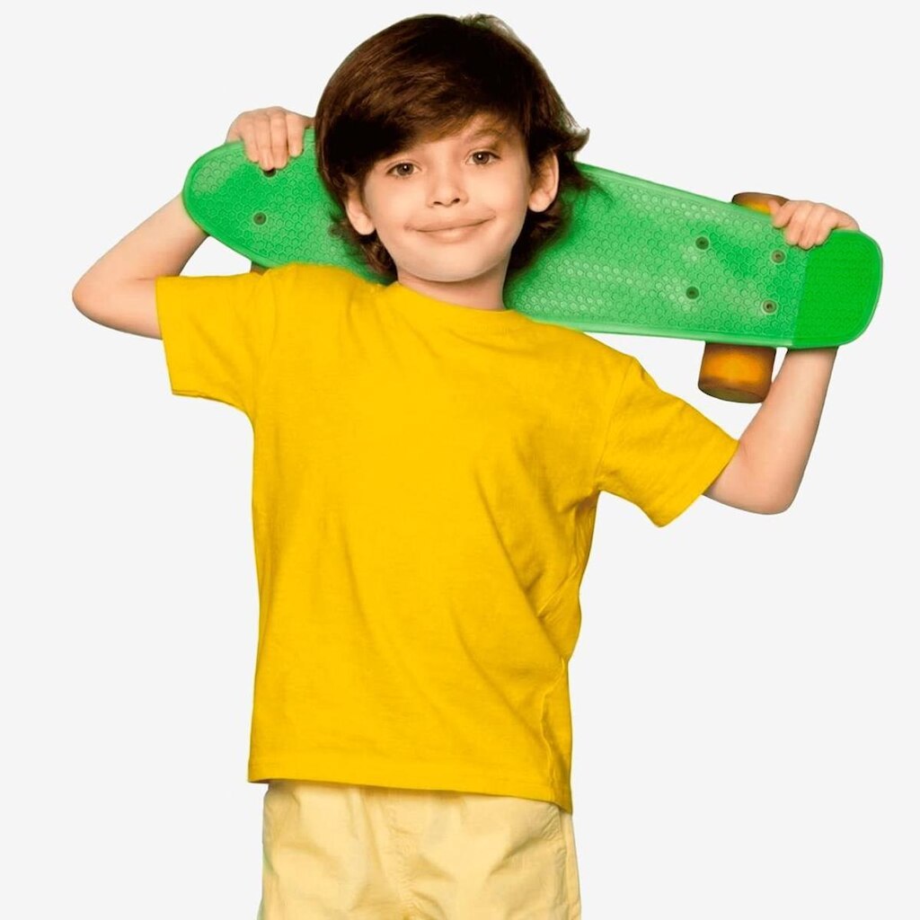 Camiseta Básica Infantil 100 Algodão Confortável Sem Estampa