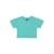 Camiseta Básica Infantil em Meia Malha para Menina Bee Loop - Azul