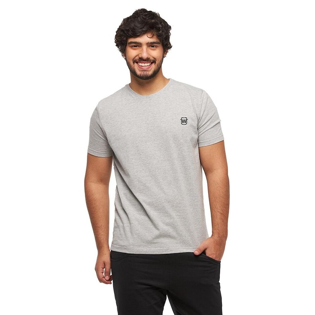 Camiseta Basica Logo Wooks C4-VERDEMILITAR-EXG