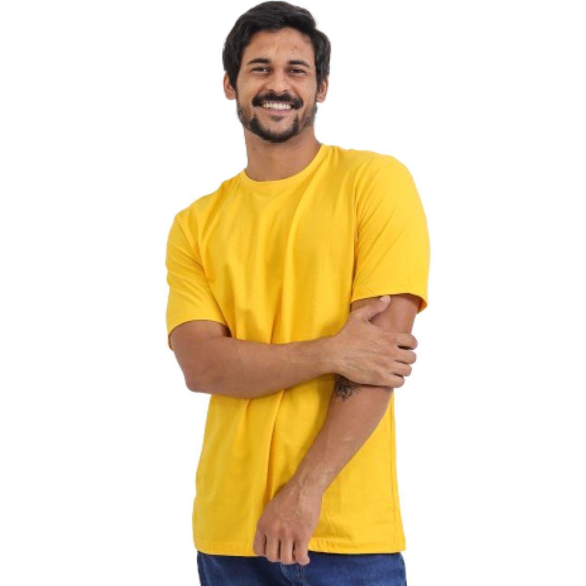 Camiseta Básica Masculina Blusa Lisa 100% Algodão Techmalhas Menor preço em Camiseta Básica Masculina Blusa Lisa 100% Algodão Techmalhas