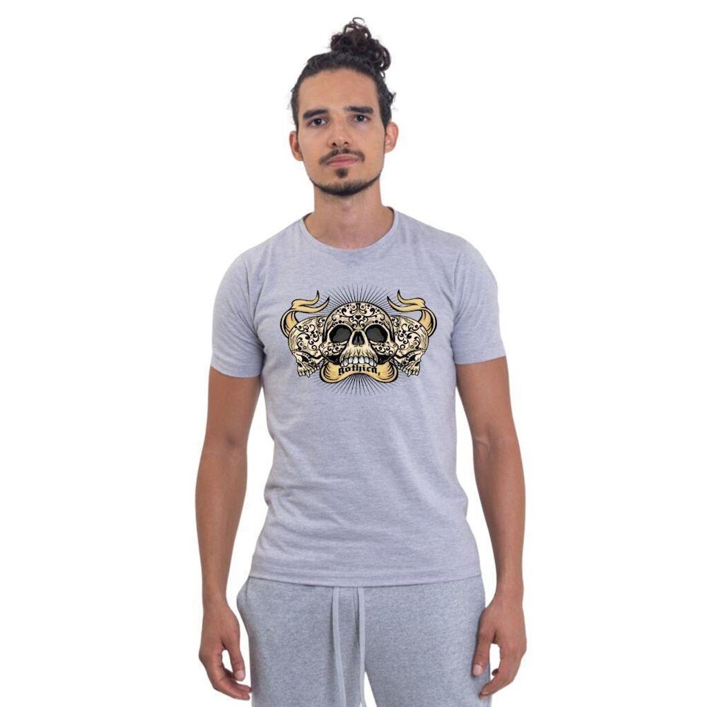 Camiseta Básica Masculina Estampada