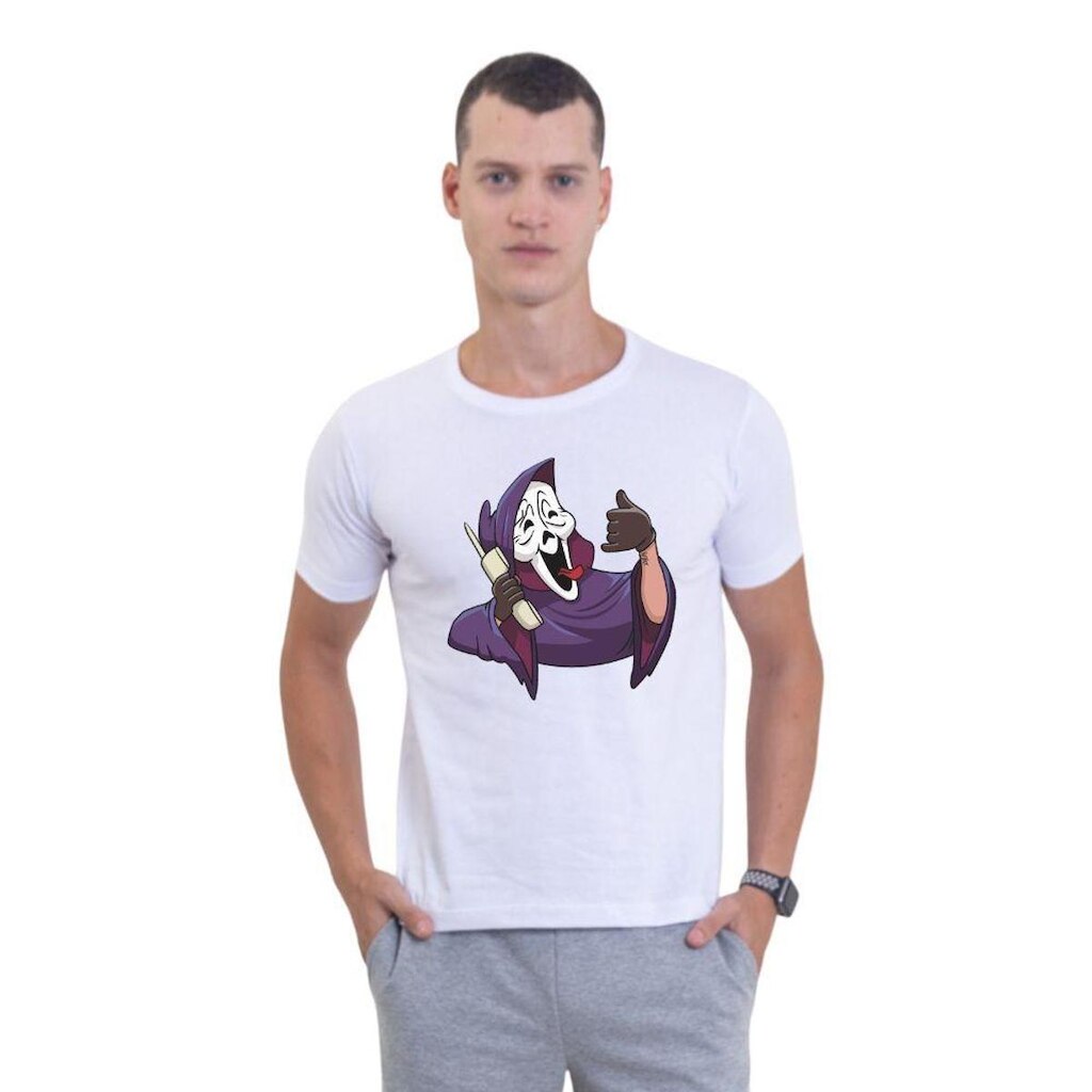 Camiseta Básica Masculina Estampada