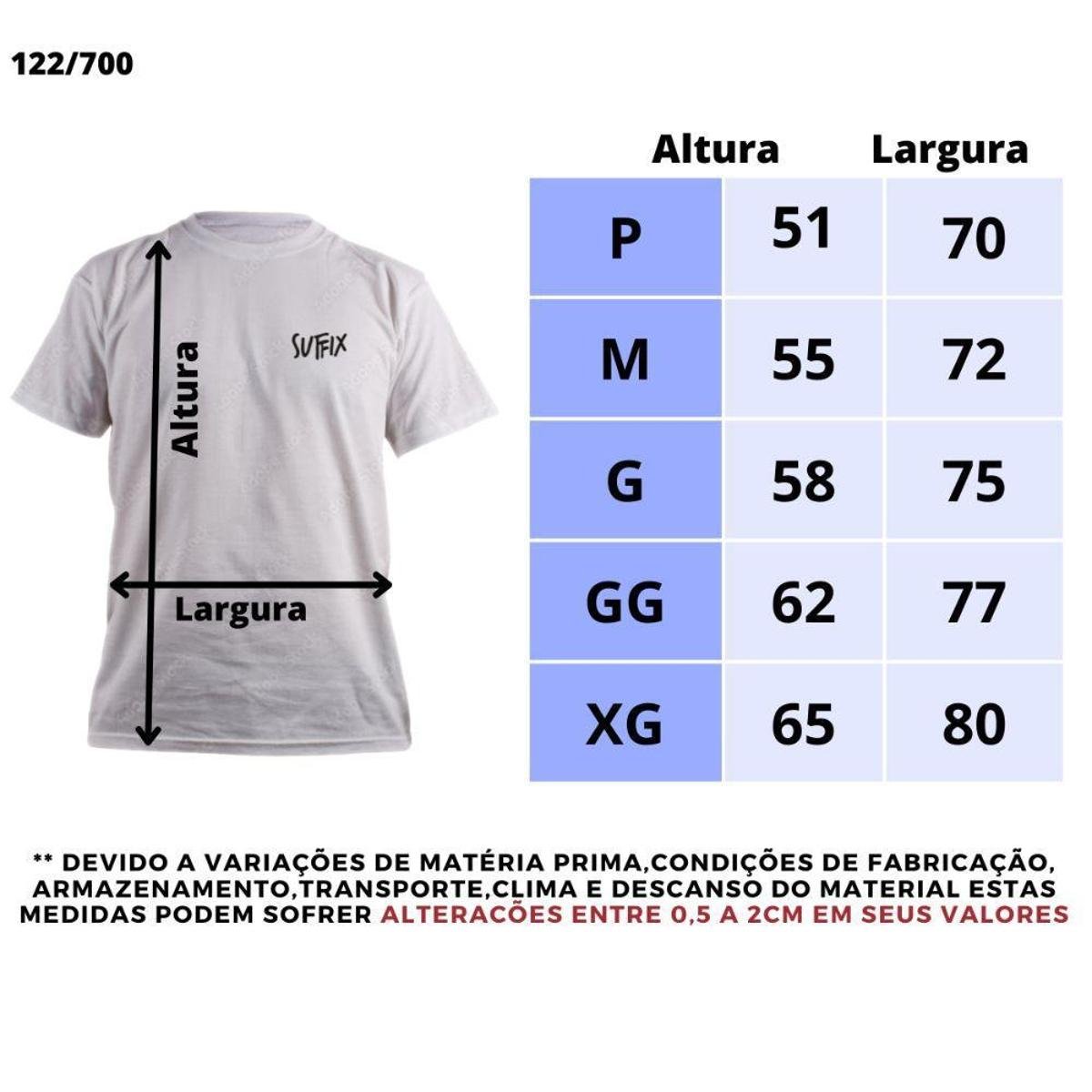 Camiseta Básica Masculina Estampada