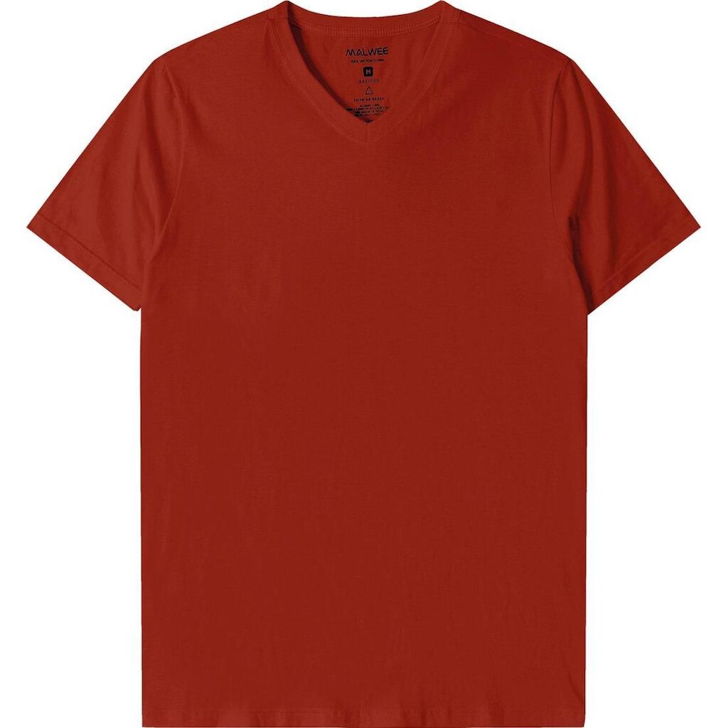 Camiseta Básica Masculina Gola V Malwee Ref. 04422