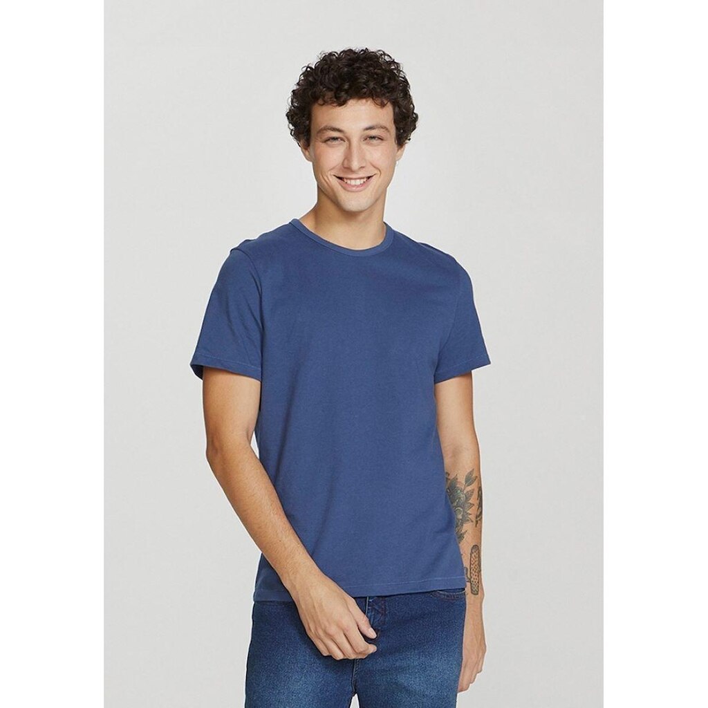 Camiseta Básica Masculina Slim Mangas Curtas