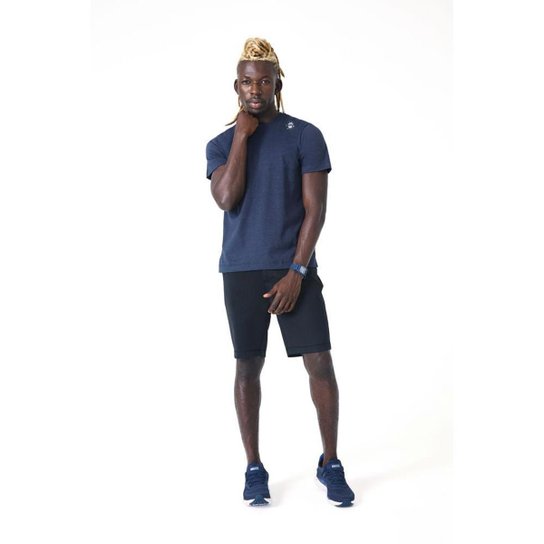 Camiseta Básica Olympikus Masculina - Azul Escuro Menor preço em Camiseta Básica Olympikus Masculina - Azul Escuro