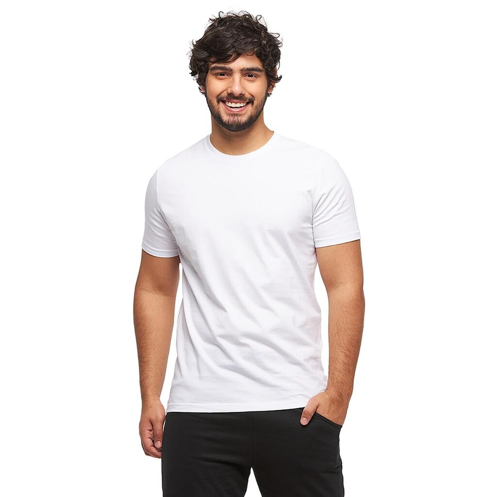 Camiseta Básica Plus Size Manga Curta C4plus-PRETO-G5