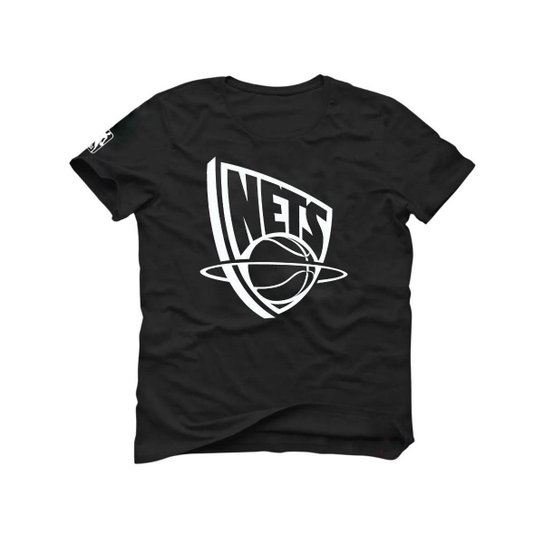 Camiseta Basquete New Jersey Jason Kidd Nets Kyrie Irving Preto